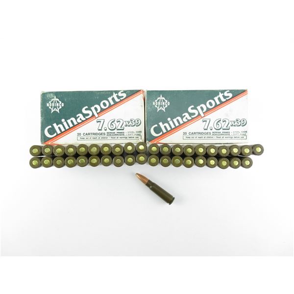 CHINA SPORT 7.62X39MM AMMO LOT