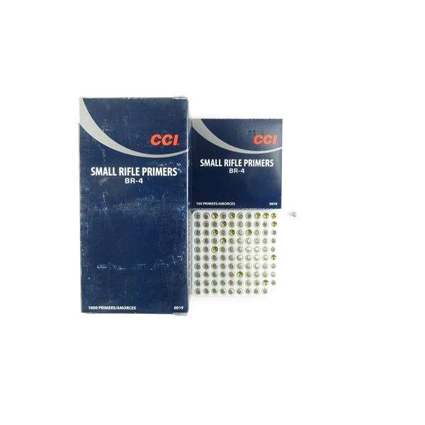 CCI BR-4 SMALL RIFLE PRIMERS LOT