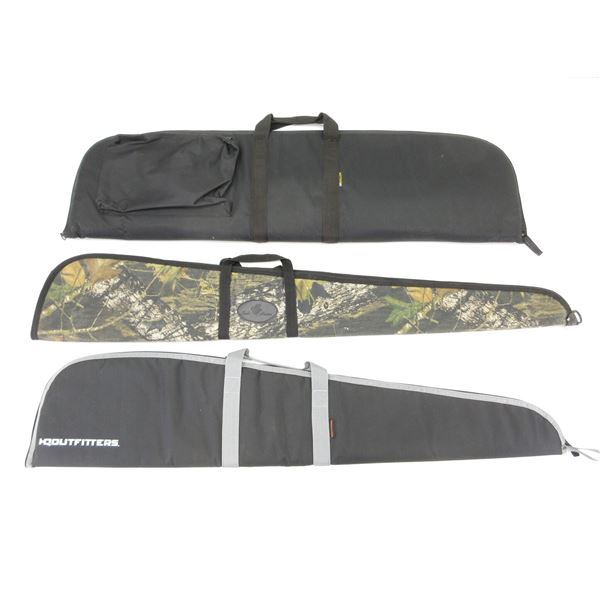 ASSORTED SOFT PADDED RIFLE CASES LOT