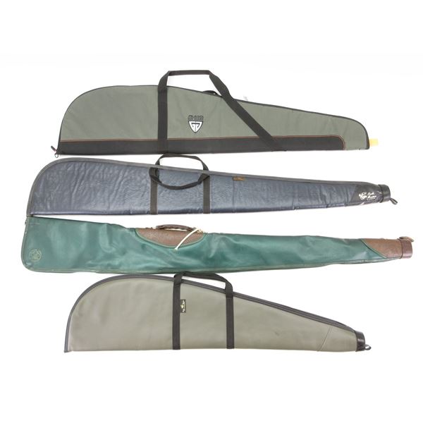 ASSORTED SOFT PADDED RIFLE CASES LOT