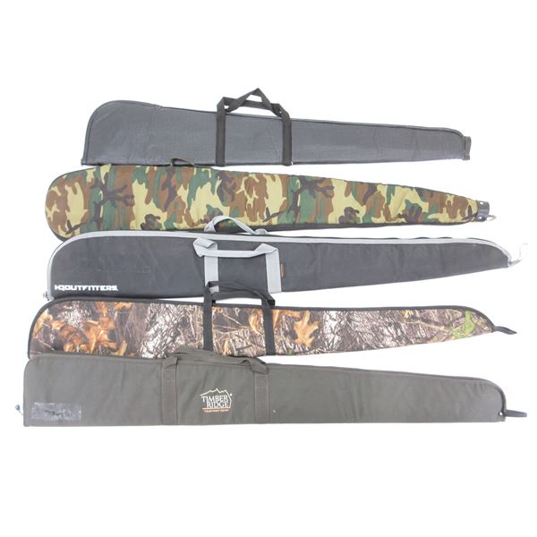 ASSORTED SOFT PADDED RIFLE CASES LOT