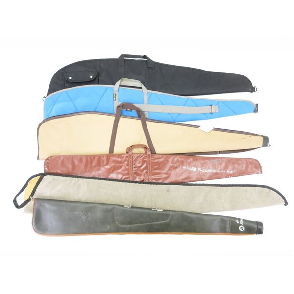 ASSORTED SOFT PADDED RIFLE CASES LOT