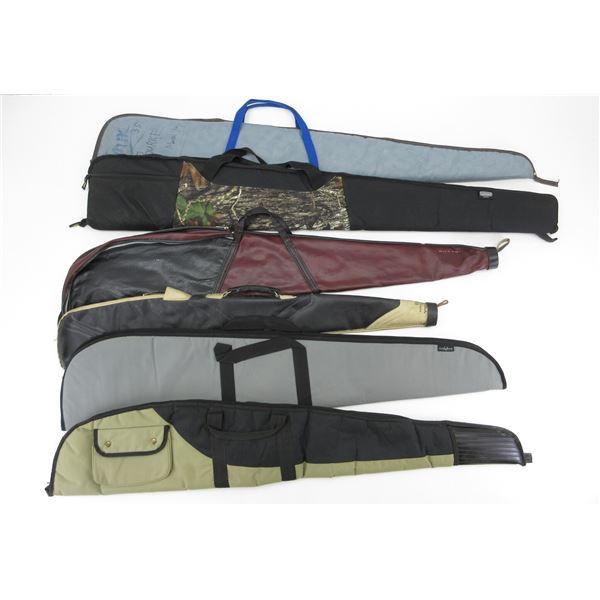 ASSORTED SOFT PADDED RIFLE CASES LOT