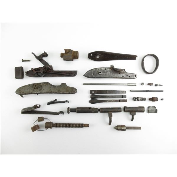 ASSORTED VINTAGE GUN PARTS LOT