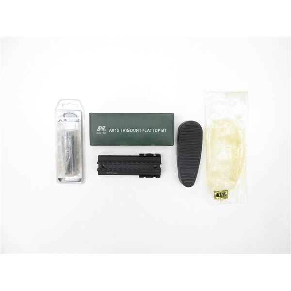 ASSORTED AR15 RIFLE PARTS LOT