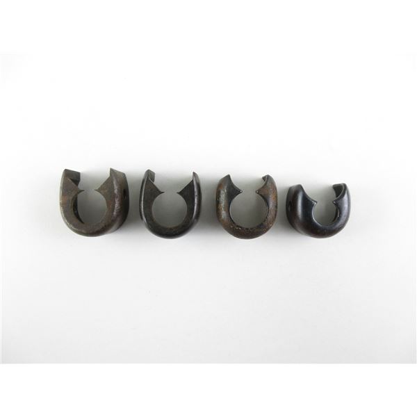 UNKNOWN RIFLE FOREND CAPS LOT