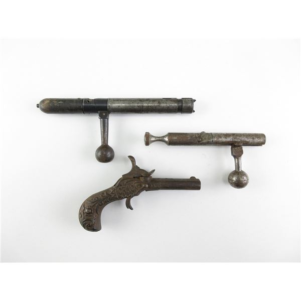 ASSORTED RIFLE BOLTS AND TOY GUN LOT