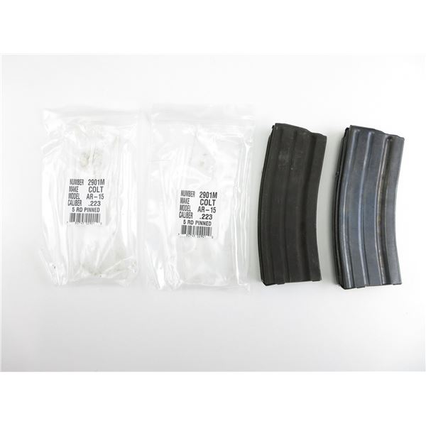 COLT AR15 .223 CAL RIFLE MAGAZINES LOT