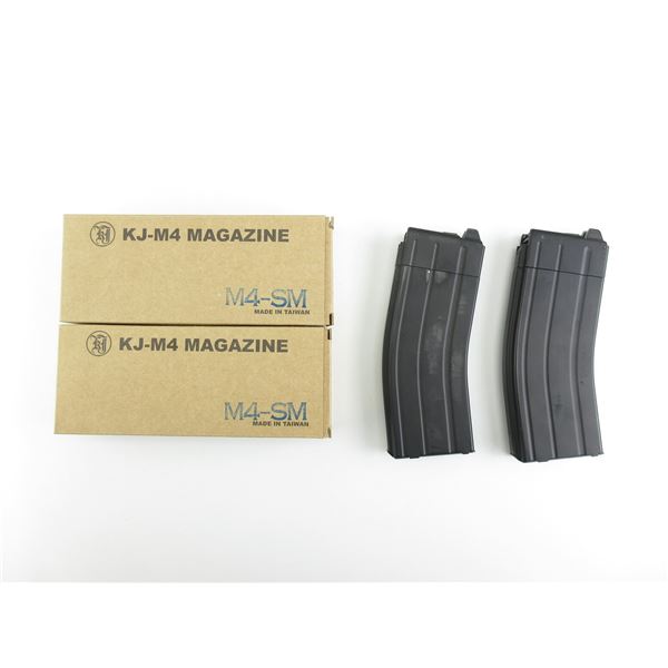 KJW M4 AIRSOFT RIFLE MAGAZINES LOT