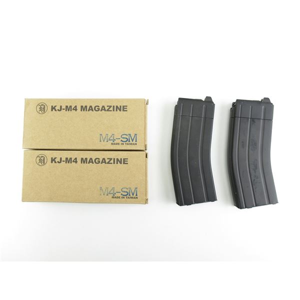 KJW M4 AIRSOFT RIFLE MAGAZINES LOT