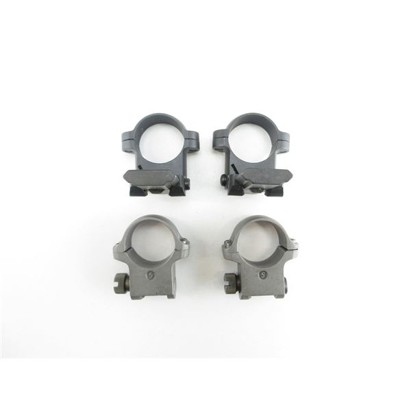 ASSORTED RUGER SCOPE RINGS LOT