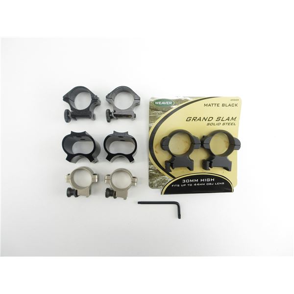 ASSORTED SCOPE RINGS LOT