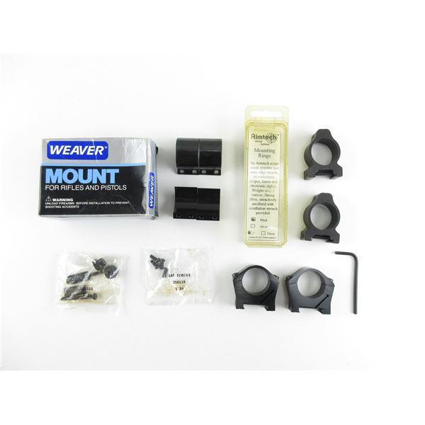 ASSORTED SCOPE RINGS LOT