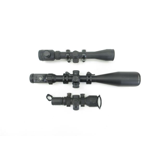 ASSORTED ILLUMINATED RIFLE SCOPES LOT