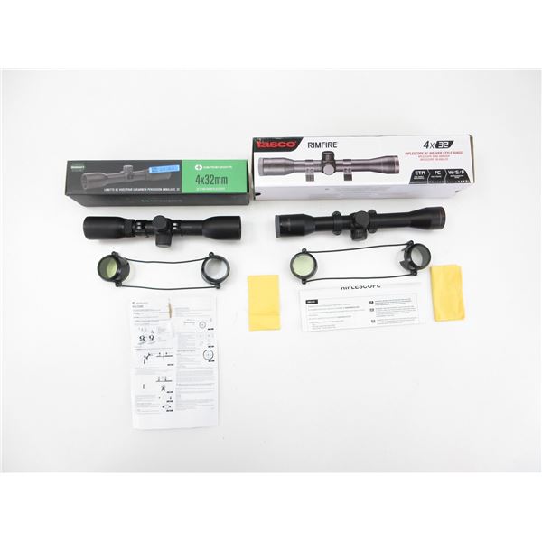 ASSORTED RIMFIRE RIFLE SCOPES LOT