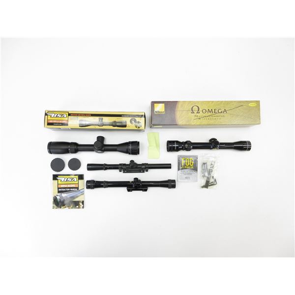 ASSORTED RIFLE SCOPES LOT