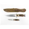 Image 2 : BUFFALO BRAND ORIGINAL BOWIE KNIFE PIGGY BACK SET