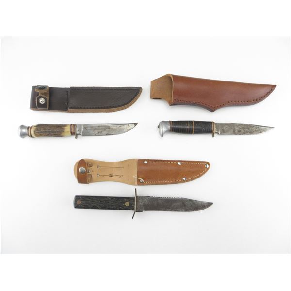 ASSORTED FIXED BLADE KNIVES LOT