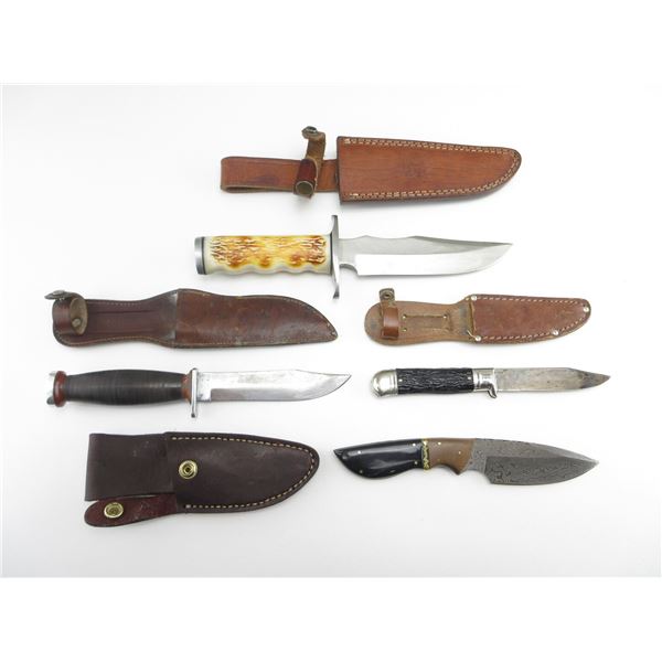 ASSORTED FIXED BLADE KNIVES LOT