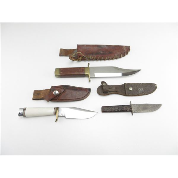 ASSORTED FIXED BLADE KNIVES LOT