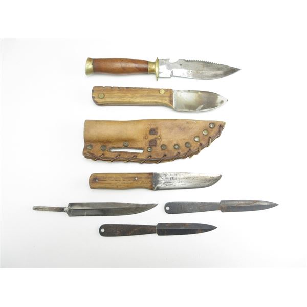 ASSORTED FIXED BLADE KNIVES LOT