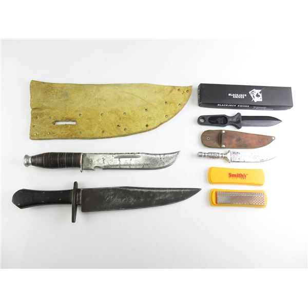 ASSORTED FIXED BLADE KNIVES LOT