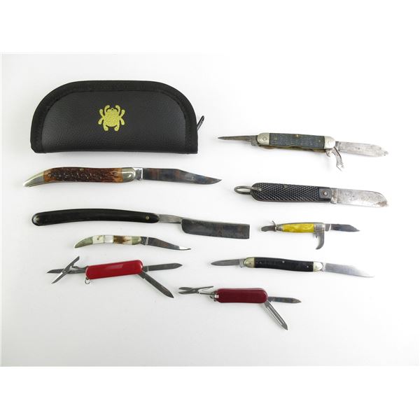 ASSORTED FOLDING KNIVES LOT