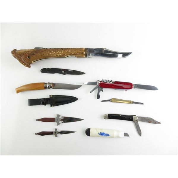 ASSORTED FOLDING KNIVES LOT