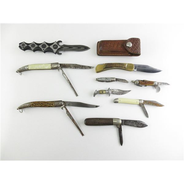 ASSORTED FOLDING KNIVES LOT