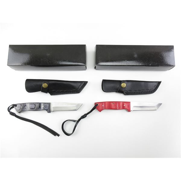ASSORTED HANDMADE TANTO KNIVES LOT