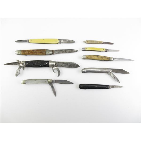ASSORTED FOLDING KNIVES LOT
