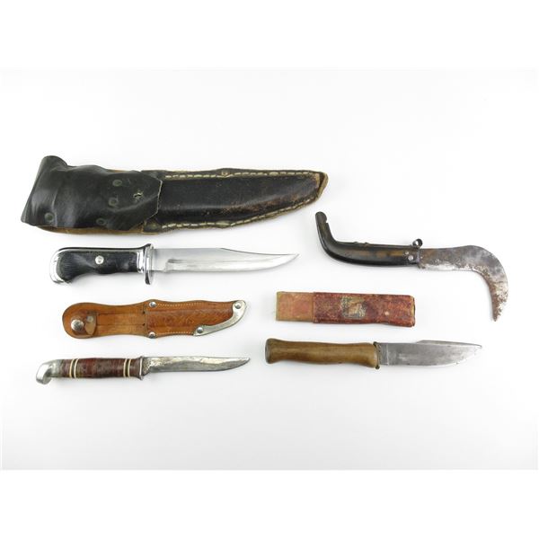 ASSORTED FIXED BLADE KNIVES LOT