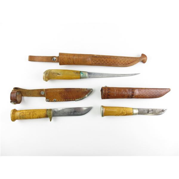 J. MARTTIINI FIXED BLADE KNIVES LOT