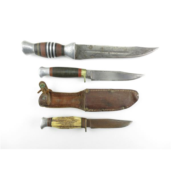 ASSORTED FIXED BLADE KNIVES LOT