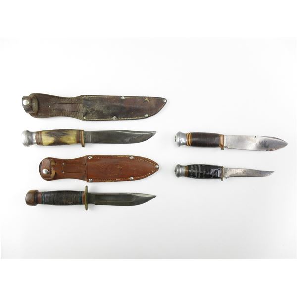 ASSORTED FIXED BLADE KNIVES LOT