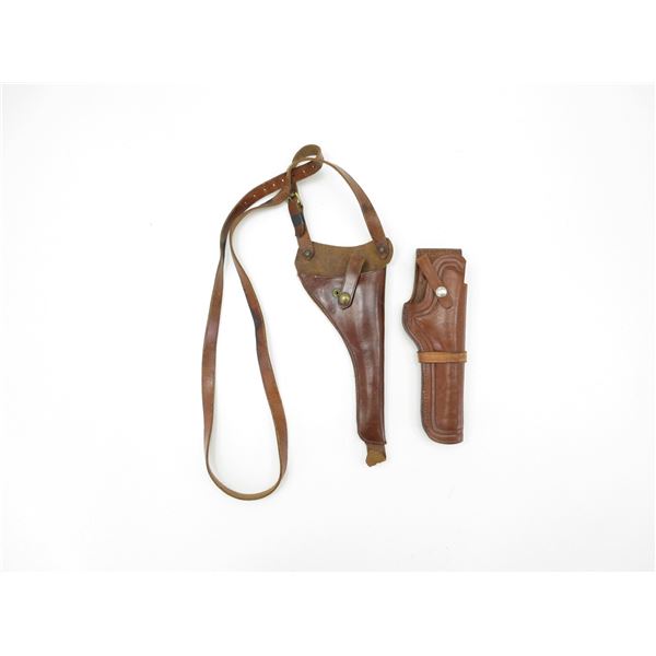 ASSORTED LEATHER HOLSTERS LOT