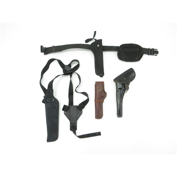 ASSORTED REVOLVER HOLSTERS LOT