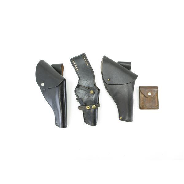 ASSORTED LEATHER HOLSTERS LOT