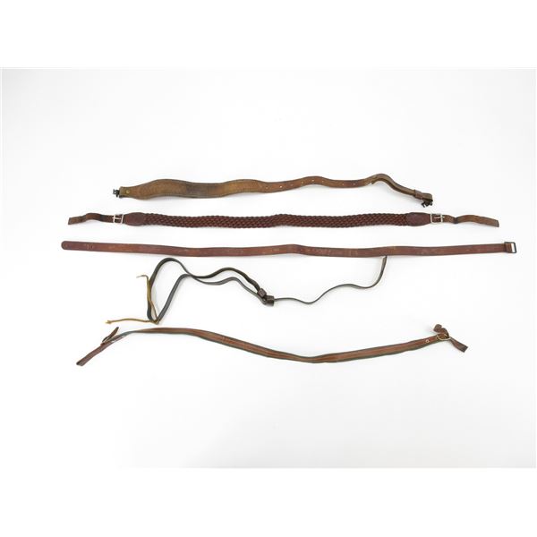 ASSORTED LEATHER SLINGS LOT