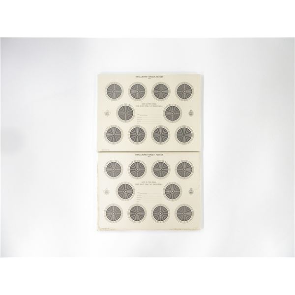 DCRA SMALL BORE TARGETS LOT