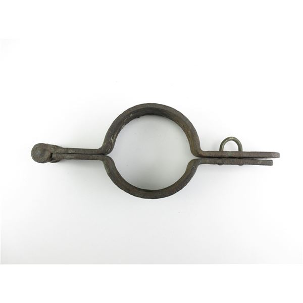 HAND FORGED LEG IRON SHACKLES