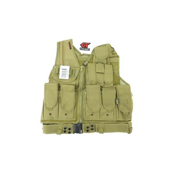 C-TAC MESH RIFLEMAN'S TACTICAL VEST