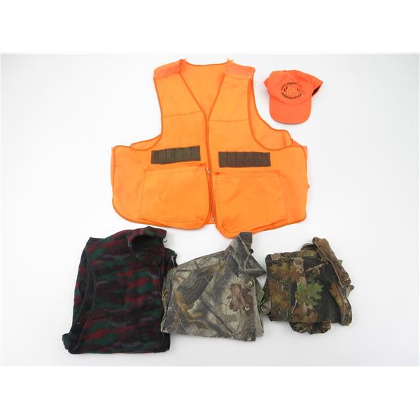 ASSORTED HUNTING CLOTHES LOT