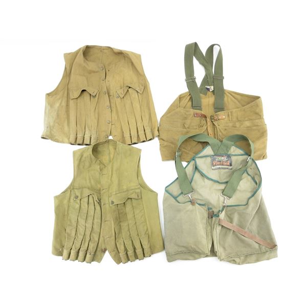 ASSORTED SHOTGUN HUNTING VESTS LOT