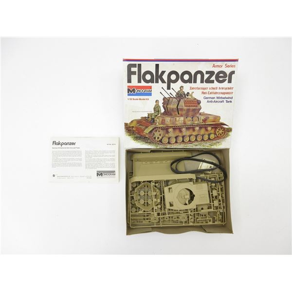 MONOGRAM FLAKPANZER TANK MODEL KIT