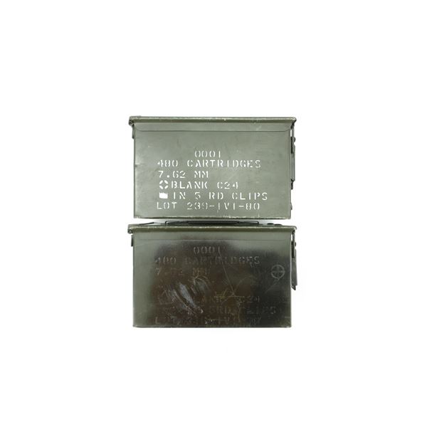 CANADIAN MILITARY METAL AMMO TIN LOT