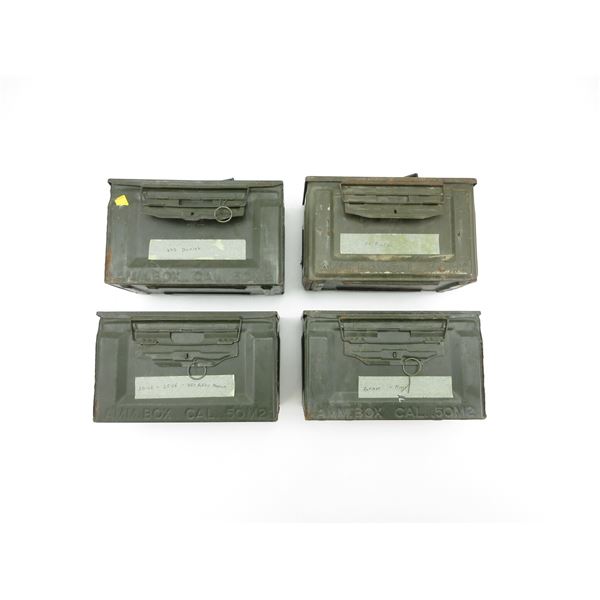 U.S. MILITARY METAL AMMO TIN LOT