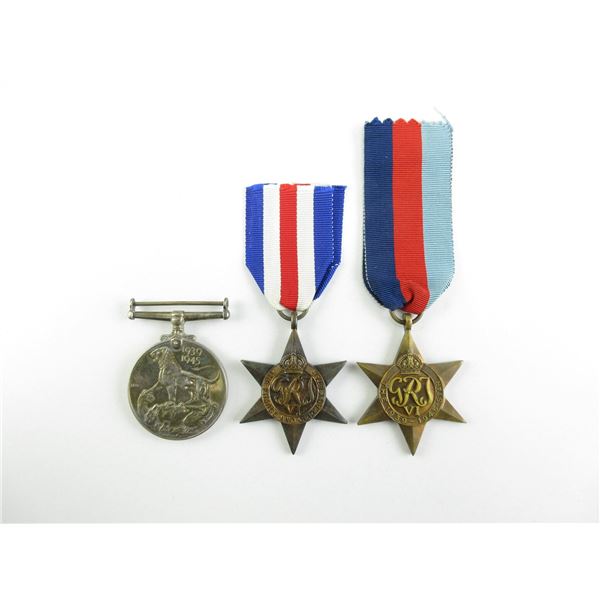 WWII CANADIAN / BRITISH MEDAL LOT