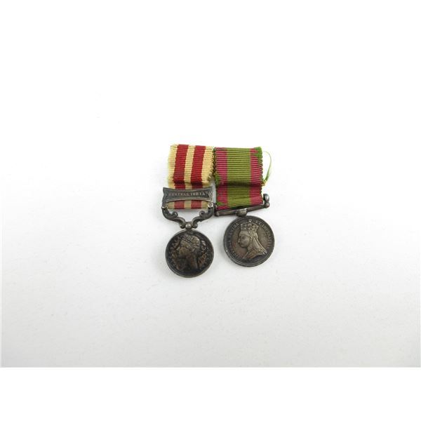 BRITISH MILITARY MINIATURE MEDAL LOT