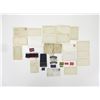 Image 2 : ASSORTED MILITARY BADGES, RIBBONS, POSTCARDS ETC., LOT